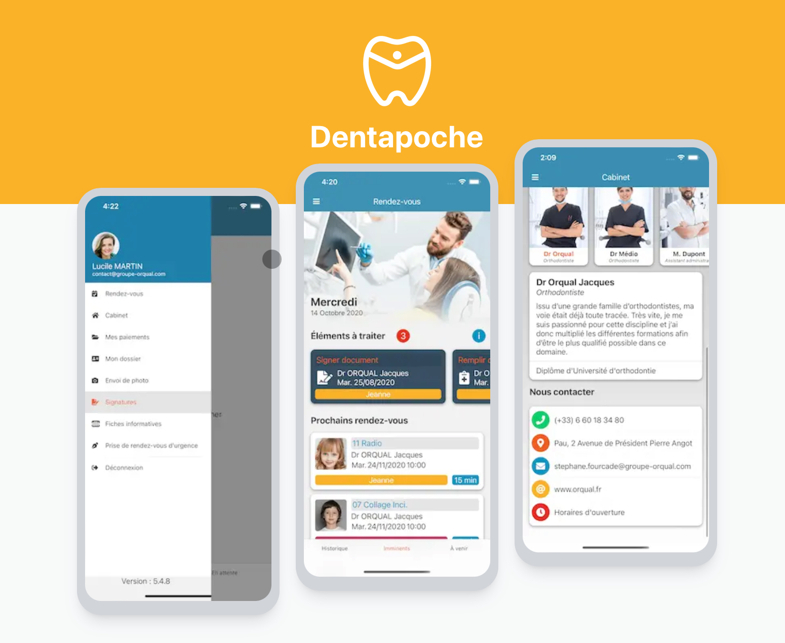 Présentation app Dentapoche